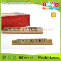 High Quality 100pcs Alphabet Letters Game Kids Educatiional Wooden Alphabet Number Letter